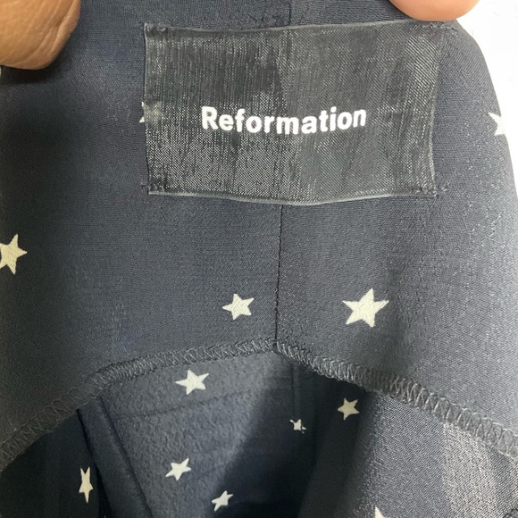 Reformation Lindsey Satellite Mini Dress Size 0 - Picture 6 of 7